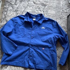 Nike SB Men's Vibrant Blue Shirt Jacket